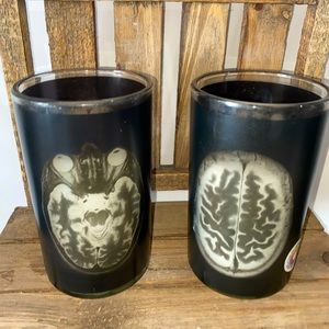 Halloween gothic x-ray LED candle